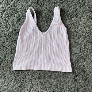 Lavender Ribbed Women's Top